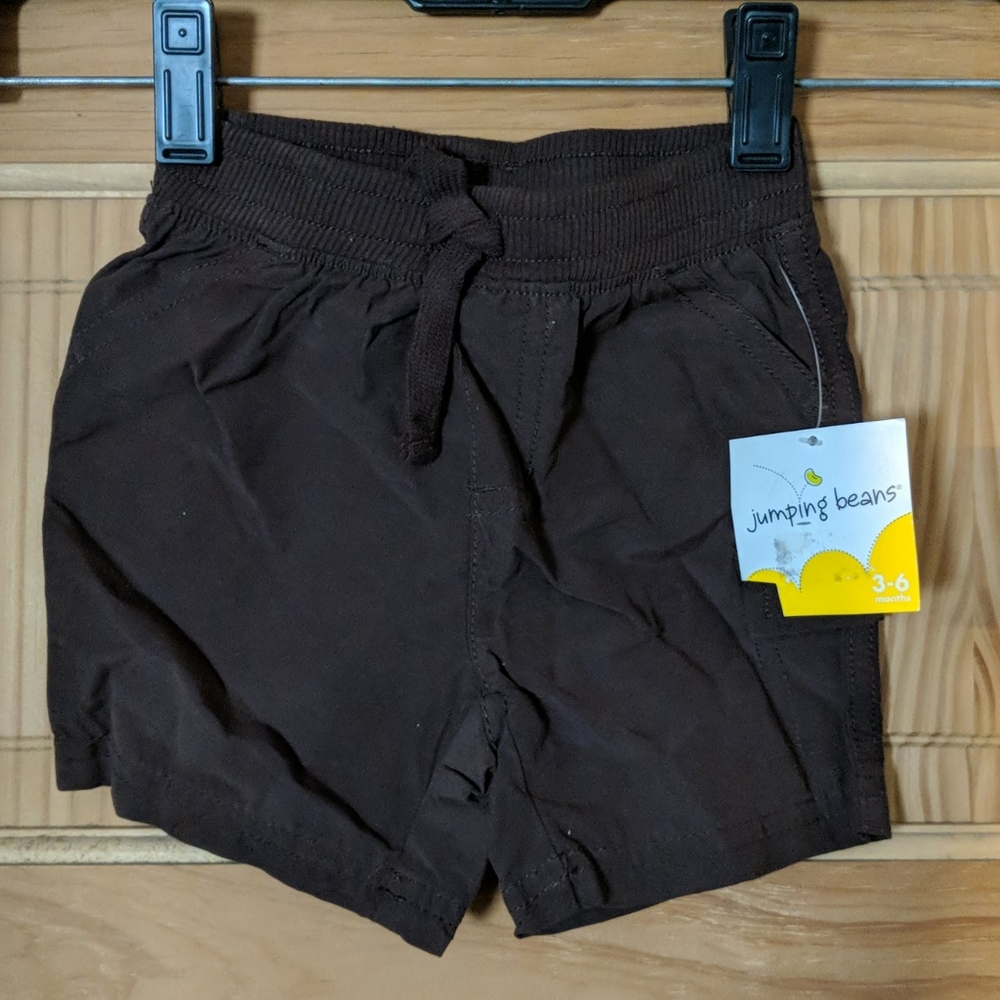 Kids jumping bean coffee bean shorts 3-6M